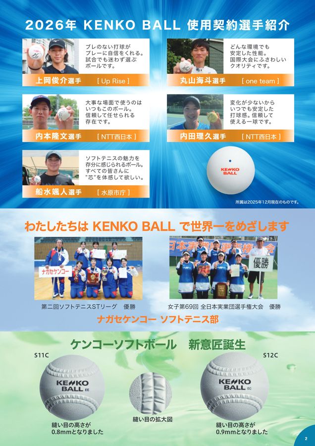 2026 ナガセケンコー (NAGASE KENKO) スポーツ用品総合 (電子カタログ